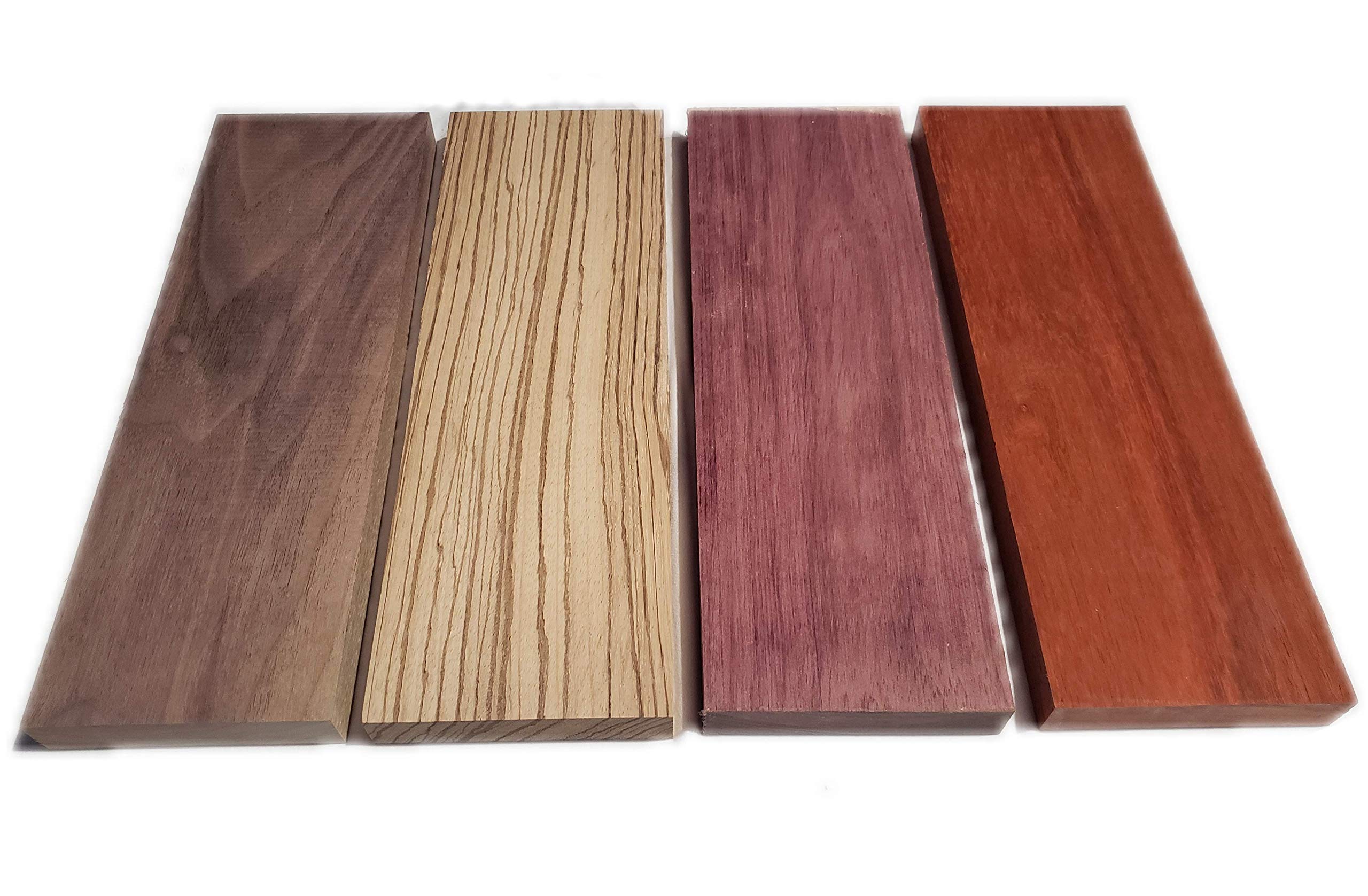 凹-BOKO- Walnut 朴の木　wood and wood Wood-Ever Exotic Hardwood Assortment - Mixed Species Purple